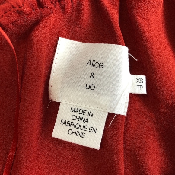 Alice + UO one shoulder ruffle dress XS - Picture 5 of 7